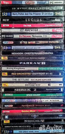 DVD/CD диски с играми для пк лицензионные