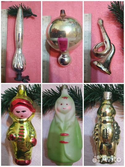 Елочные игрушки СССР