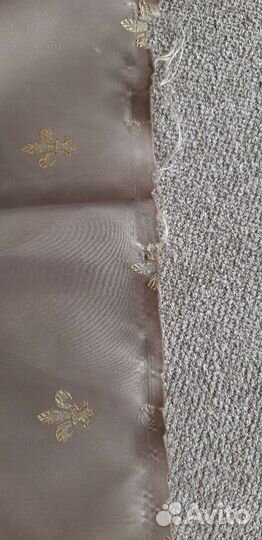 Ткань на шторы обрез