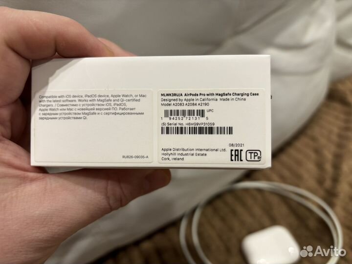 Наушники apple airpods pro