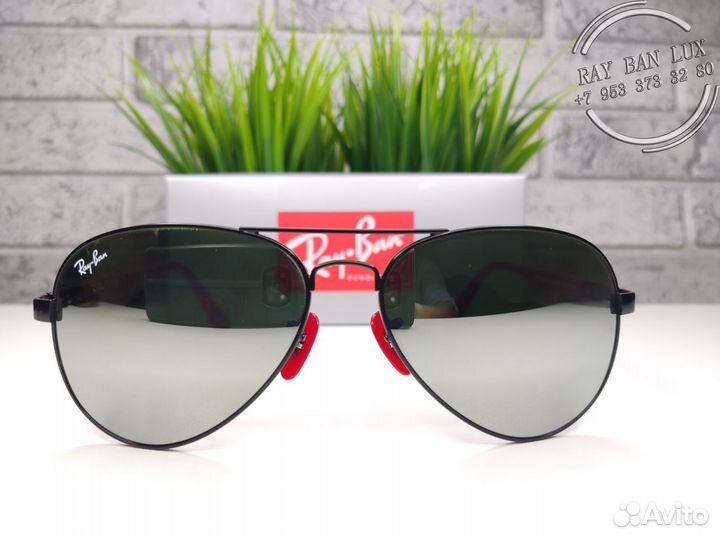Очки Ray Ban Aviator 8313M F009/6G Зеркальные