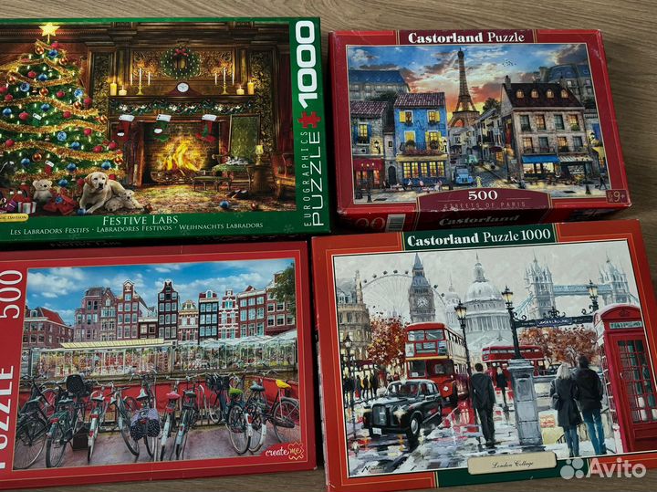 Пазлы 500 1000 1500 набором