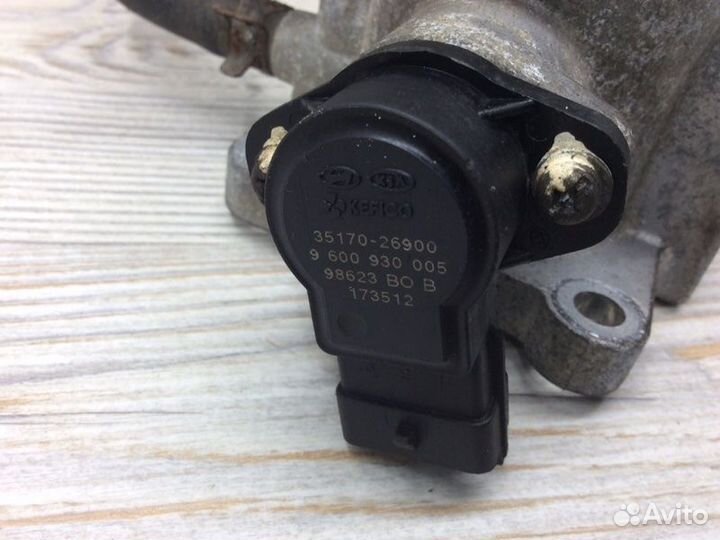 Заслонка дроссельная механическая Kia Rio