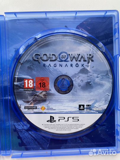 Диск Got of war ragnarok ps5