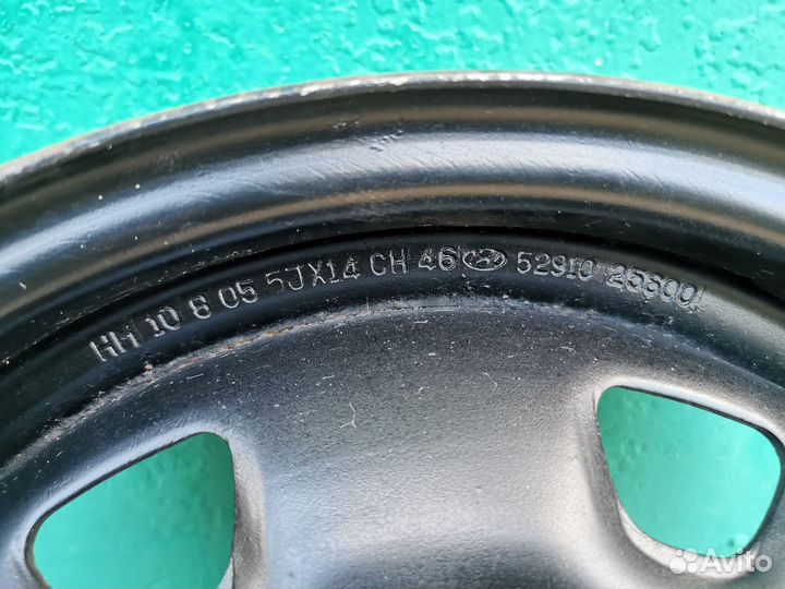 Штампованные диски Hyundai 5Jx14 ET46