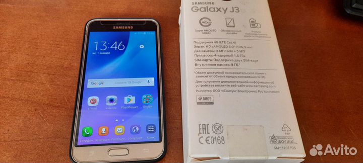 Samsung Galaxy J3 (2016) SM-J320F/DS, 8 ГБ