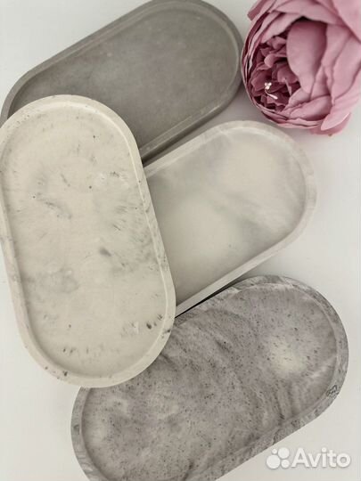 Поднос из гипса