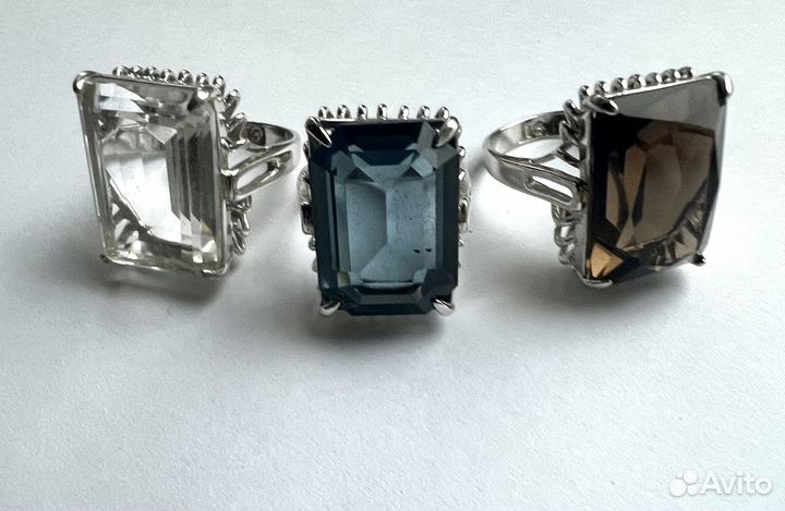 Кольцо крупное бижутерия