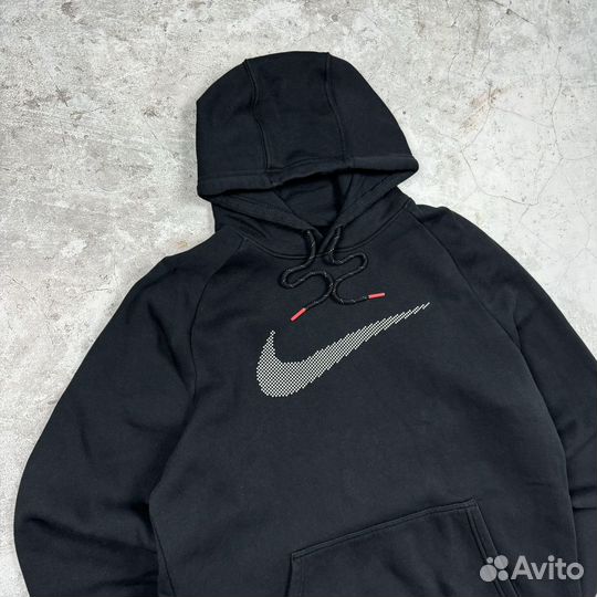 Nike Big Central Logo Reflective Y2K кофта худи