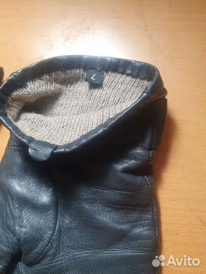 Перчатки женские кожаные 7 размер