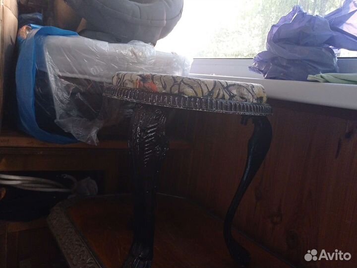 Банкетка пуфик СССР Касли нимфа литье самовар