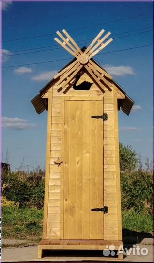 Дачный туалет деревянный уут 898