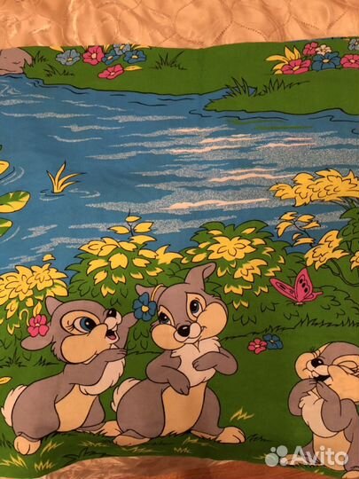 Комплект постельного белья на детскую раскладушку