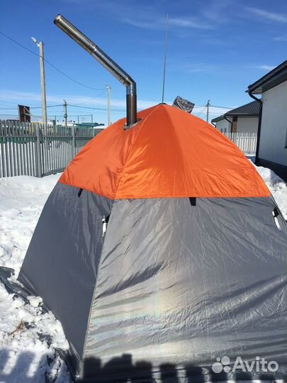 Печь разборная для походной бани 3 мм