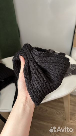 Зимний комплект шапка и снуд