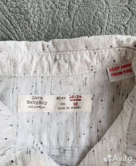 Рубашка zara 92