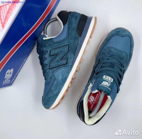 Кроссовки New Balance 574 Blue (Арт.27182)