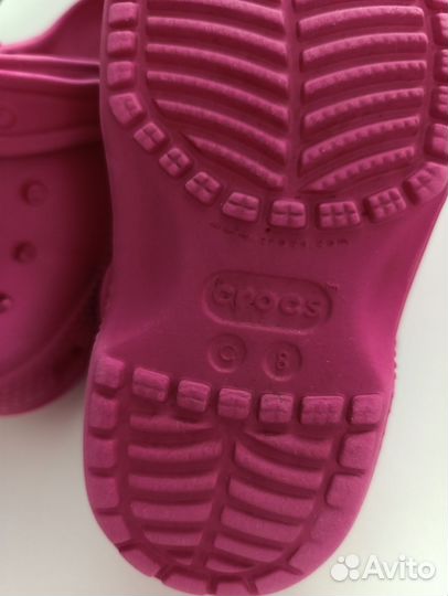 Обувь crocs пакетом 24(7), 25(8)