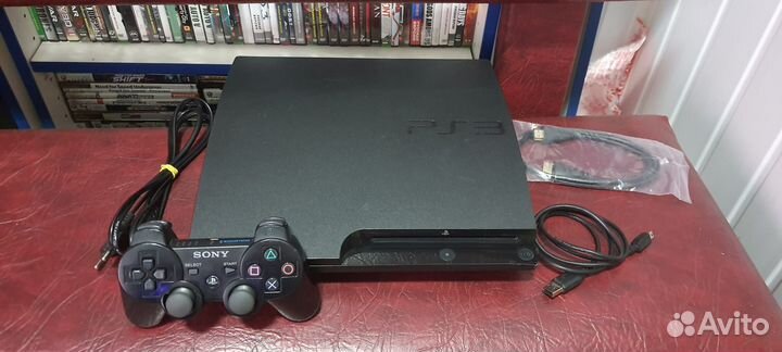 Sony PS3 Slim. 160 Gb. 30 игр. Вариант 3