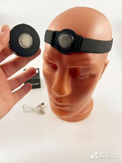 Мощный налобный светодиодный фонарь