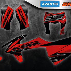 Наклейки на мотоцикл ktm gr avantis