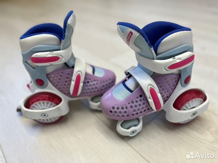 Роликовые коньки детские раздвижные (25-28 р)