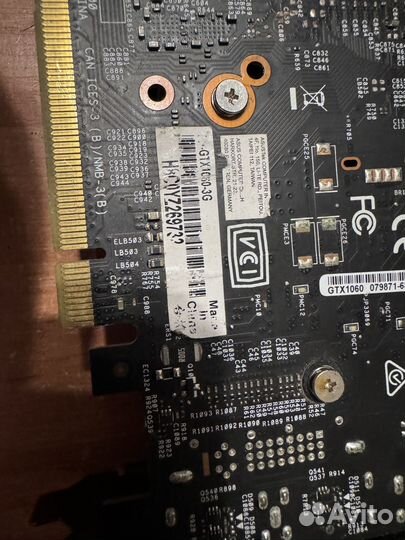 Видеокарта asus gtx 1060 3gb