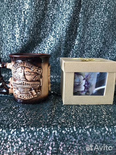 Круглая ваза и кружка