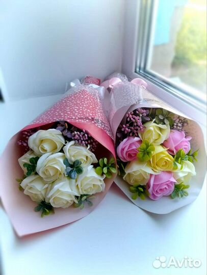 Букет из мыло