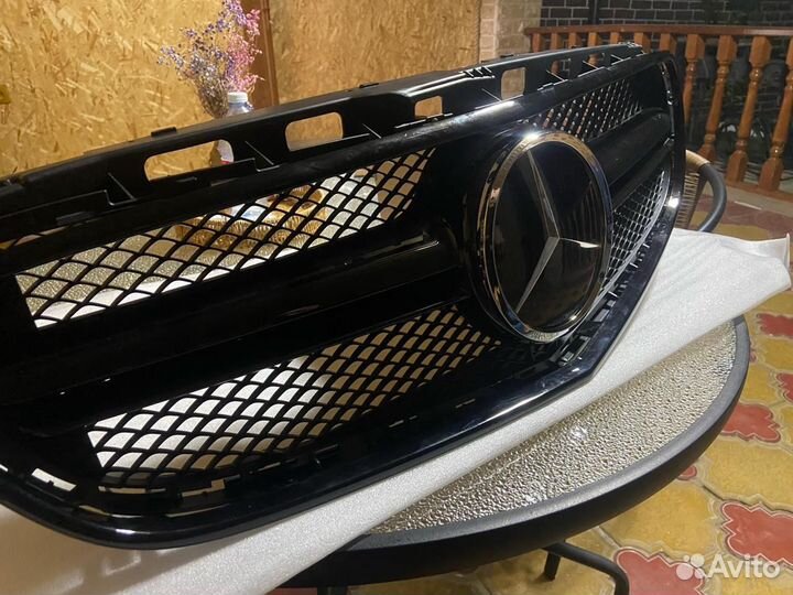 Решетка радиатора 63 amg mercedes 212 рестайлинг