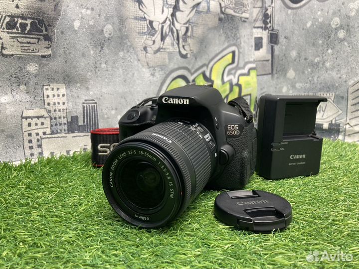 Canon 650D kit 18-55mm IS STM 37.000 кадров