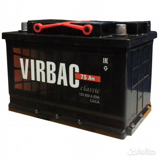 Аккумулятор Virbac 75Ач