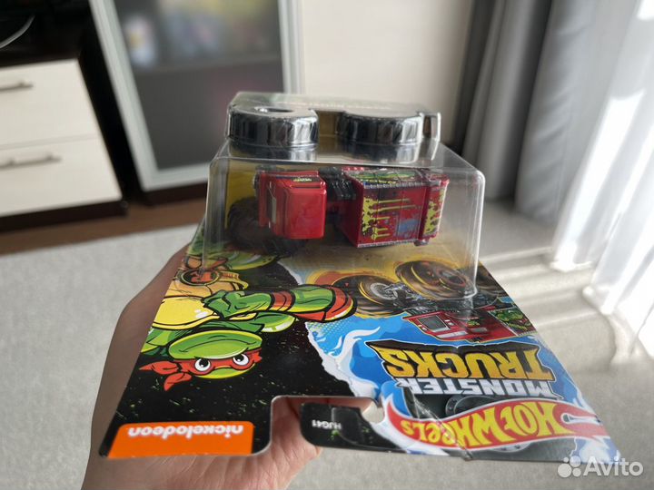 Черепашки ниндзя рафаэль Hot Wheels Monster trucks