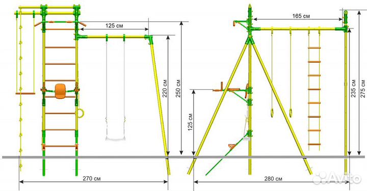 Уличный спортивный комплекс