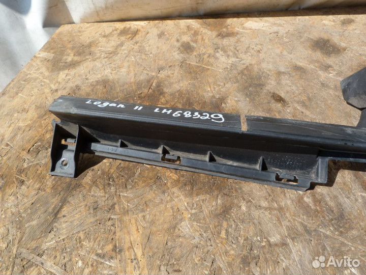 Воздуховод радиатора левый Renault Logan II 2014