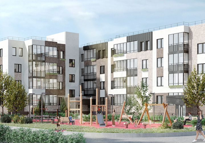 2-к. квартира, 59,1 м², 2/4 эт.