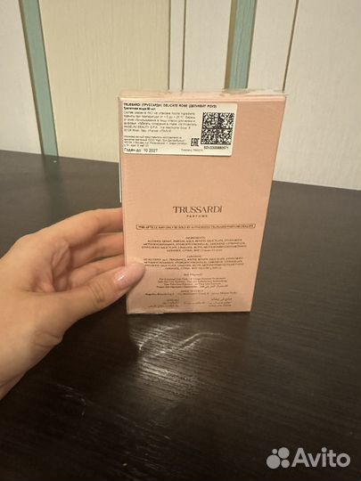 Духи trussardi delicate rose, 50 мл
