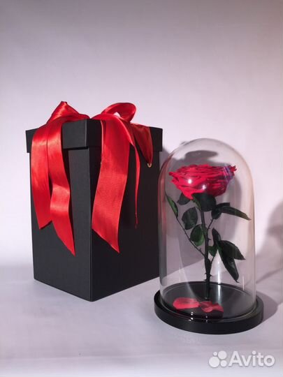 Вау-коробка для розы В колбе