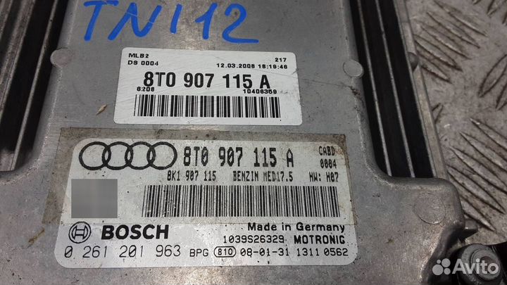 Блок управления двигателем Audi A5 8T 2008