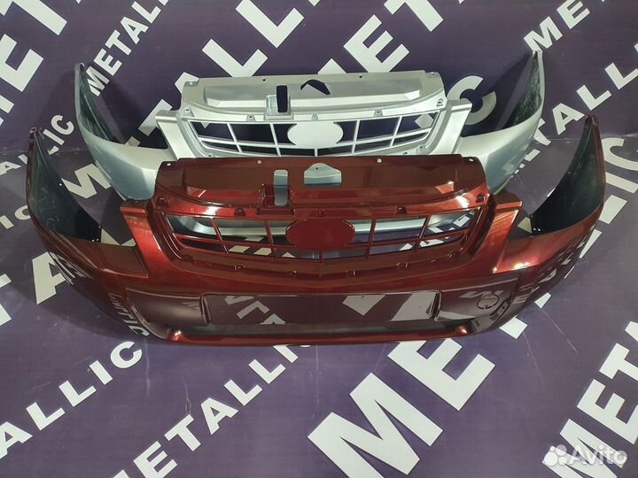 Бампер Приора Ваз 21704 Priora - серебристый