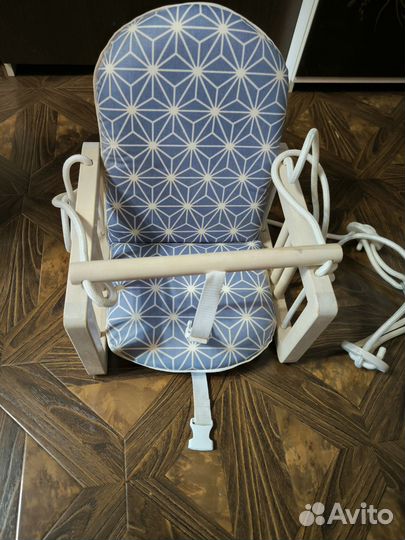 Качели детские подвесные деревянные