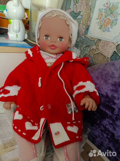 Кукла старинная 60см