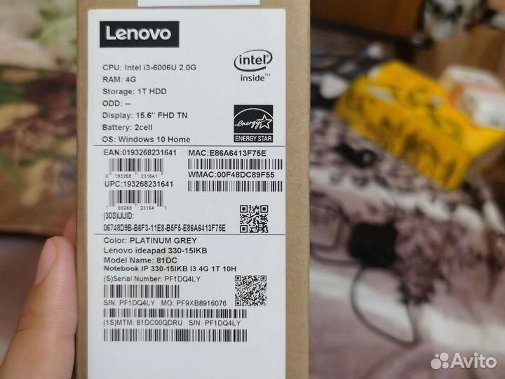 Ноутбук Lenovo IdeaPad 330 15IKB