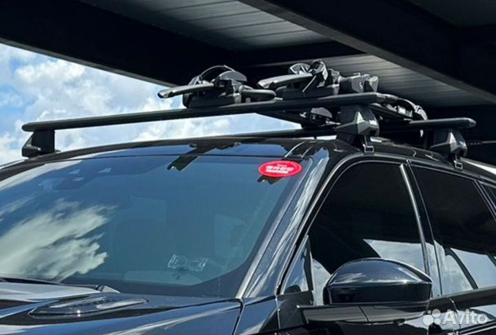 Рейлинги на крышу с велодержателями Land rover