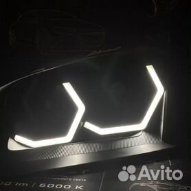 Ангельские глазки LED на Ford Focus II (дорестайл)