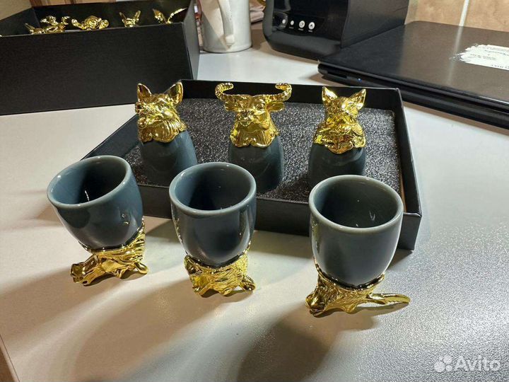 Рюмки Перевертыши - керамические