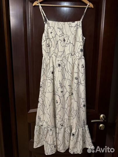 Платье сарафан летнее женское s на бретельках