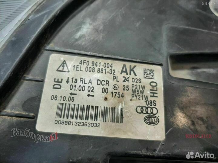 Фара audi A6 C6 Левая