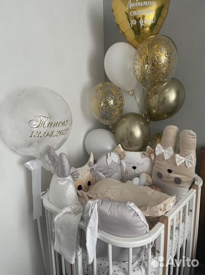 Бортики в детскую кроватку