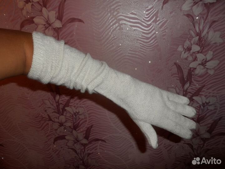 Перчатки женские длинные marmalato